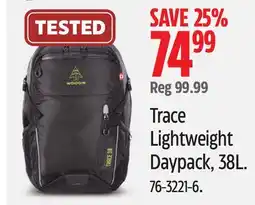 Canadian Tire Trace Lightweight Daypack offer