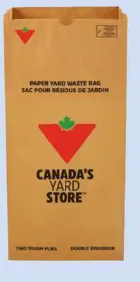 Canadian Tire Canadian Tire Compostable 2-Ply Leaf Bags offer