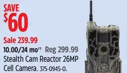 Canadian Tire Stealth Cam Reactor 26MP Cell Camera offer