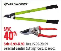 Canadian Tire Yardworks Selected Garden Cutting Tools offer