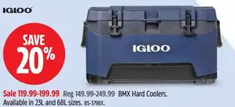 Canadian Tire IGLOO BMX Hard Coolers offer