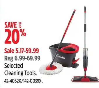 Canadian Tire Vileda Selected Cleaning Tools offer