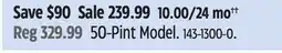 Canadian Tire 50-Pint Model offer