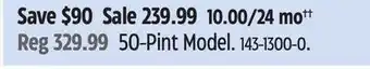 Canadian Tire 50-Pint Model offer