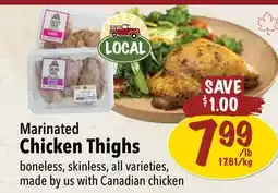 Farm Boy Marinated Chicken Thighs offer
