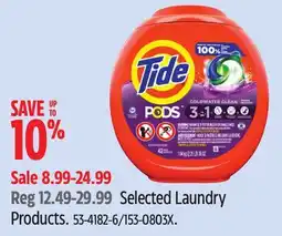 Canadian Tire Tide Selected Laundry Products offer