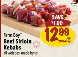 Farm Boy Farm Boy Beef Sirloin Kebabs offer