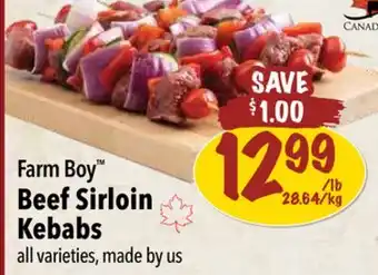 Farm Boy Farm Boy Beef Sirloin Kebabs offer