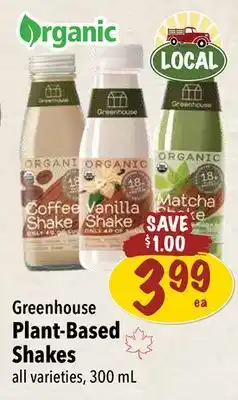 Farm Boy Greenhouse Plant-Based Shakes offer