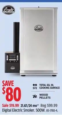 Canadian Tire Digital Electric Smoker offer