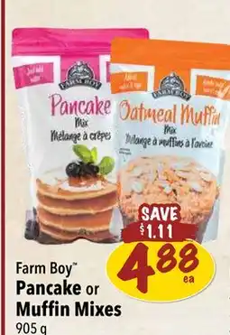 Farm Boy Farm Boy Pancake or Muffin Mixes 905 g offer