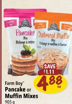 Farm Boy Farm Boy Pancake or Muffin Mixes 905 g offer