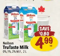 Farm Boy Neilson TruTaste Milk 0% 1% 2% M. F 2 offer