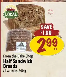 Farm Boy the Bake Shop Half Sandwich Breads offer