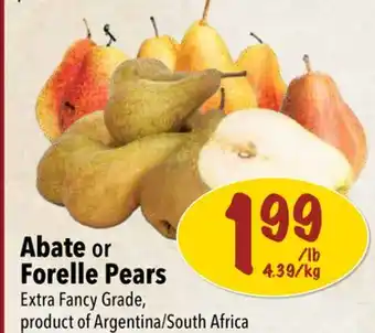 Farm Boy Abate or Forelle Pears offer