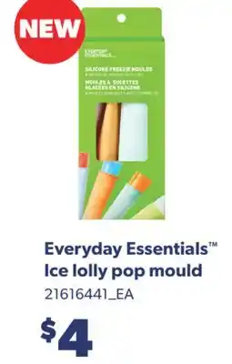 Real Canadian Superstore EVERYDAY ESSENTIALS ICE LOLLY POP MOULD offer