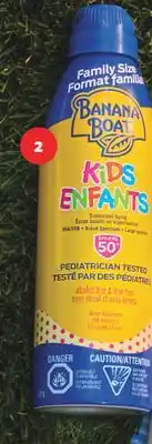 Real Canadian Superstore BANANA BOAT SUNCARE SPRAY OR LOTION offer