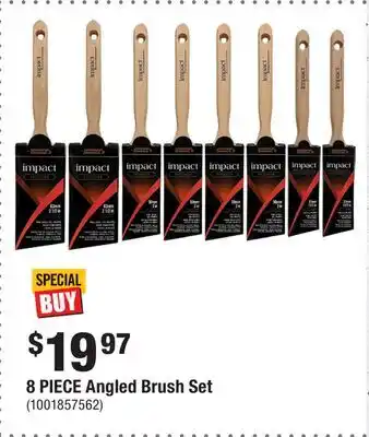 Home Depot 8 PIECE Angled Brush Set offer