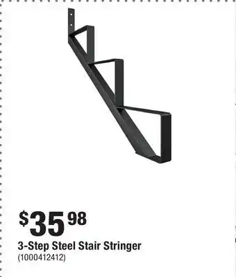 Home Depot 3-Step Steel Stair Stringer offer