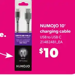 Loblaws NUMOJO 10' CHARGING CABLE offer
