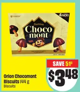 FreshCo Orion Chocomont Biscuits 144 g offer