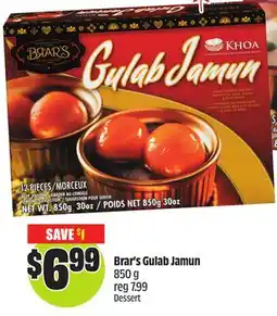 FreshCo Brar's Gulab Jamun 850 g offer
