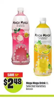 FreshCo Mogu Mogu Drink 1 L Selected Varieties offer