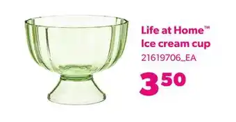 Loblaws LIFE AT HOME ICE CREAM CUP offer