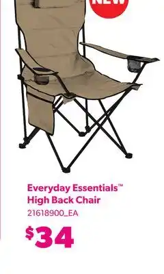 Loblaws EVERYDAY ESSENTIALS HIGH BACK CHAIR offer