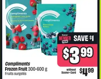 FreshCo Compliments Frozen Fruit 300-600 g offer