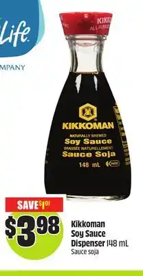 FreshCo Kikkoman Soy Sauce Dispenser 148 mL offer