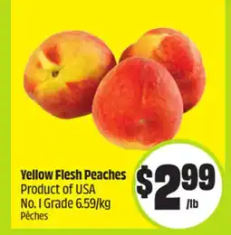 FreshCo Yellow Flesh Peaches Product of USA No. 1 Grade offer