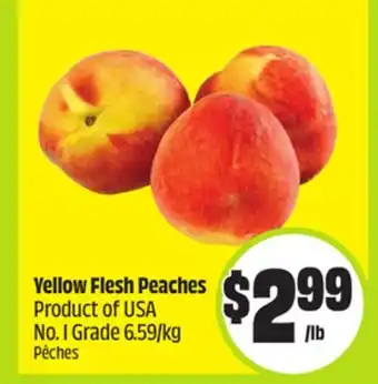 FreshCo Yellow Flesh Peaches Product of USA No. 1 Grade offer