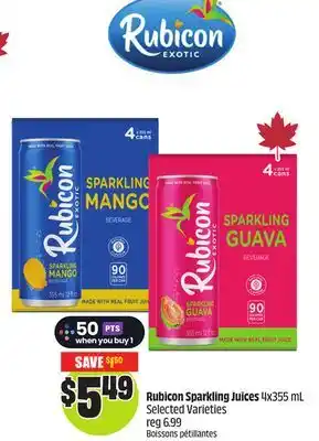 FreshCo Rubicon Sparkling Juices 4x355 mL Selected Varieties offer