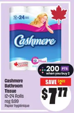 FreshCo Cashmere Bathroom Tissue 12=24 Rolls offer