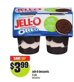 FreshCo Jell-O Desserts 4 pk offer