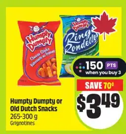 FreshCo Humpty Dumpty or Old Dutch Snacks 265-300 g offer