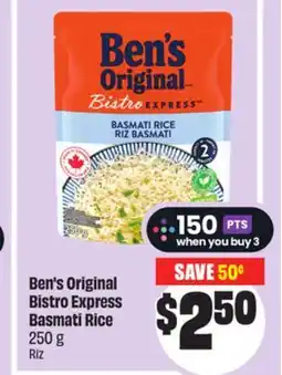 FreshCo Ben's Original Bistro Express Basmati Rice 250 g offer