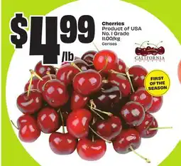 FreshCo Cherries Product of USA No. 1 Grade offer