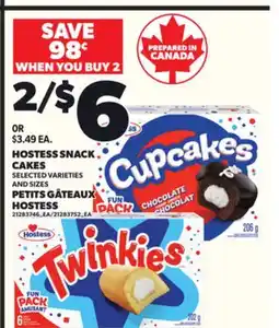 Independent City Market HOSTESS SNACK CAKES offer