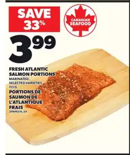 Independent City Market FRESH ATLANTIC SALMON PORTIONS, 113 G offer