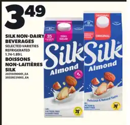 Independent City Market SILK NON-DAIRY BEVERAGES 1.74-1.89 L OR BOISSONS NON-LAITIÈRES SILK offer