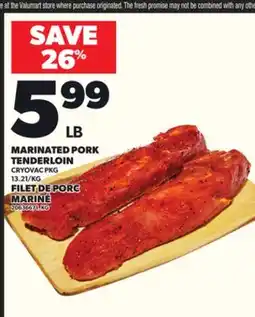 Independent City Market MARINATED PORK TENDERLOIN offer