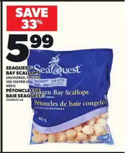 Independent City Market SEAQUEST BAY SCALLOPS, 100-150 PER LB 400 G offer