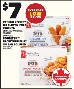 Independent City Market PC PUB RECIPE OR GLUTEN-FREE, 600/700 G offer