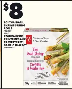 Independent City Market PC THAI BASIL SHRIMP SPRING ROLLS, 294 G offer