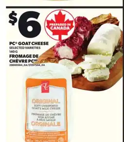 Independent City Market PC GOAT CHEESE, 140 G offer
