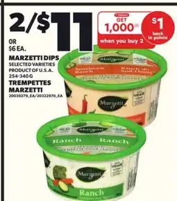 Independent City Market MARZETTI DIPS, 254-340 G offer