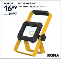 RONA LED WORK LIGHT 100 LUMENS offer
