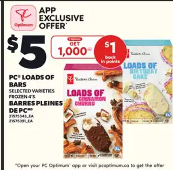 Independent City Market PC LOADS OF BARS, 4'S offer